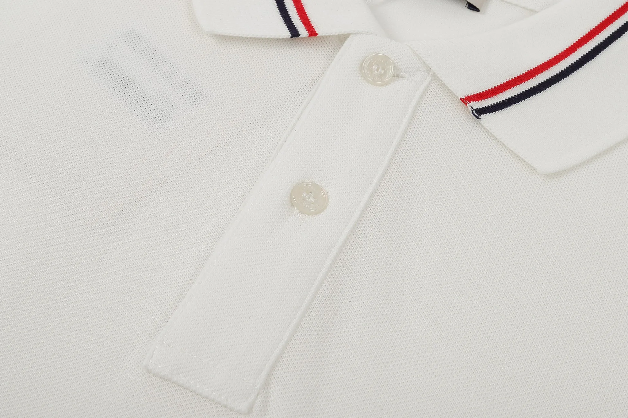 MONCLE *2024AW POLONew Arrival Classic Logo ， Classic ， ， ， 💯 ， ， 100% ， ：Black White Blue Size：M-XXL